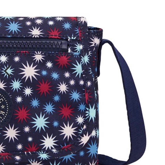 NWT Kipling Sabian Mini Crossbody Bag With Funky Stars 7.75''Lx 5.75''H x3.25''D - Picture 5 of 12